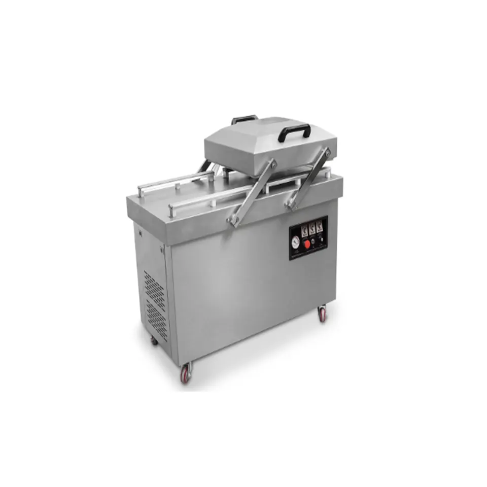 Pagoda Cover Double Chamber Vacuum Packaging Machine 500-700mm Seal