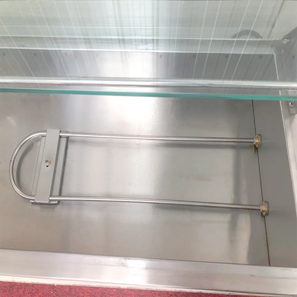 D-DT-6 Electric Bain Marie 6-Tray Countertop Food Warmer with Glass Guard