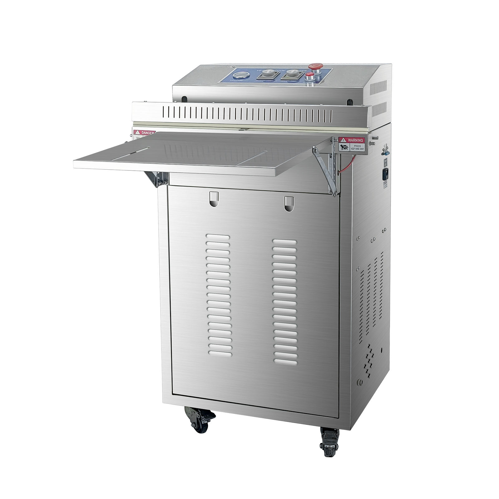 External Vacuum Sealer 600mm 900W Industrial Stainless Steel Packaging Machine