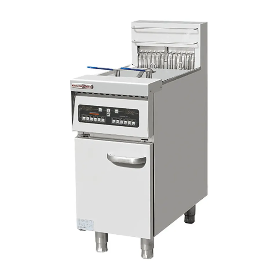 Penggoreng Dalam Elektrik E-DZE-400G-2 55kW Unit Menggoreng Berdiri Keluli Tahan Karat