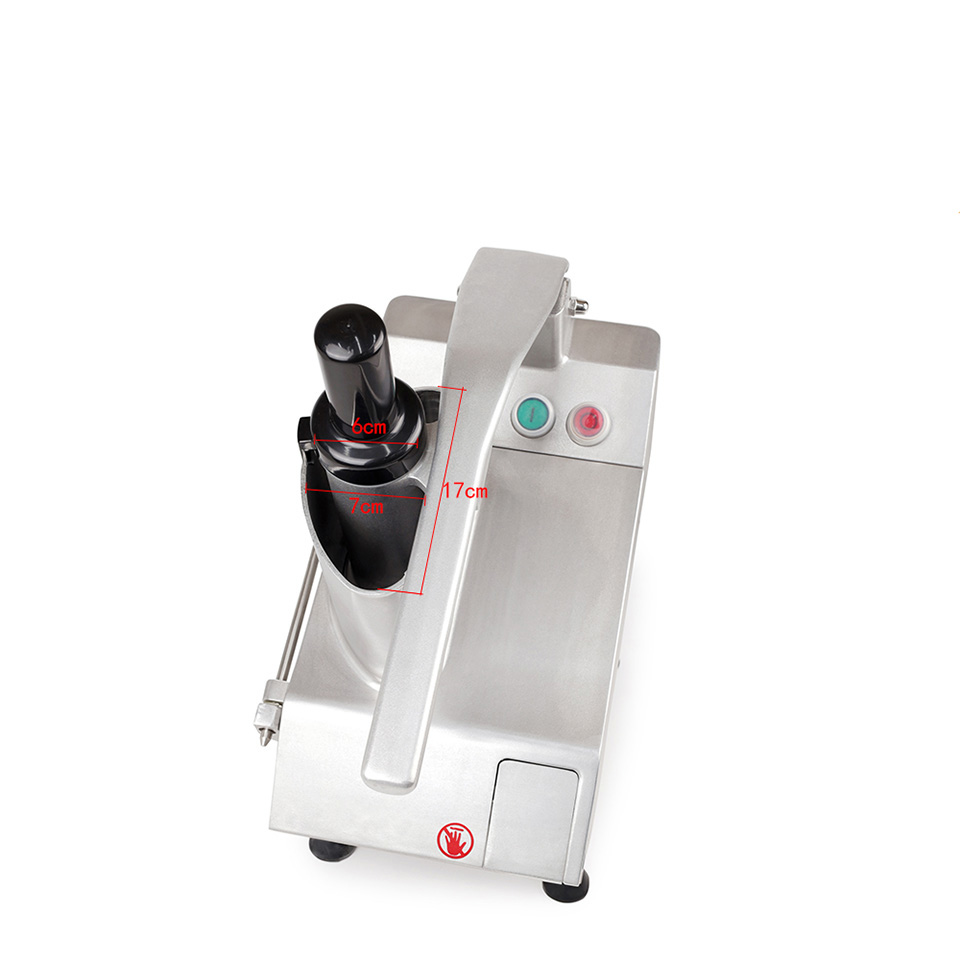 Coupe-légumes multifonction 200W, 280 tr/min, corps en acier inoxydable