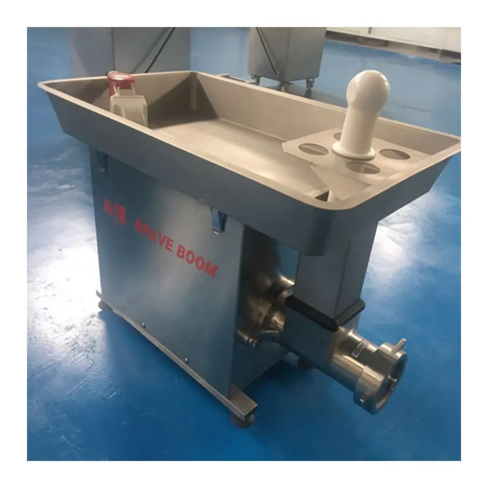 Pengisar Daging Komersial BB-332 300kg/j 3kW Keluli Tahan Karat 304