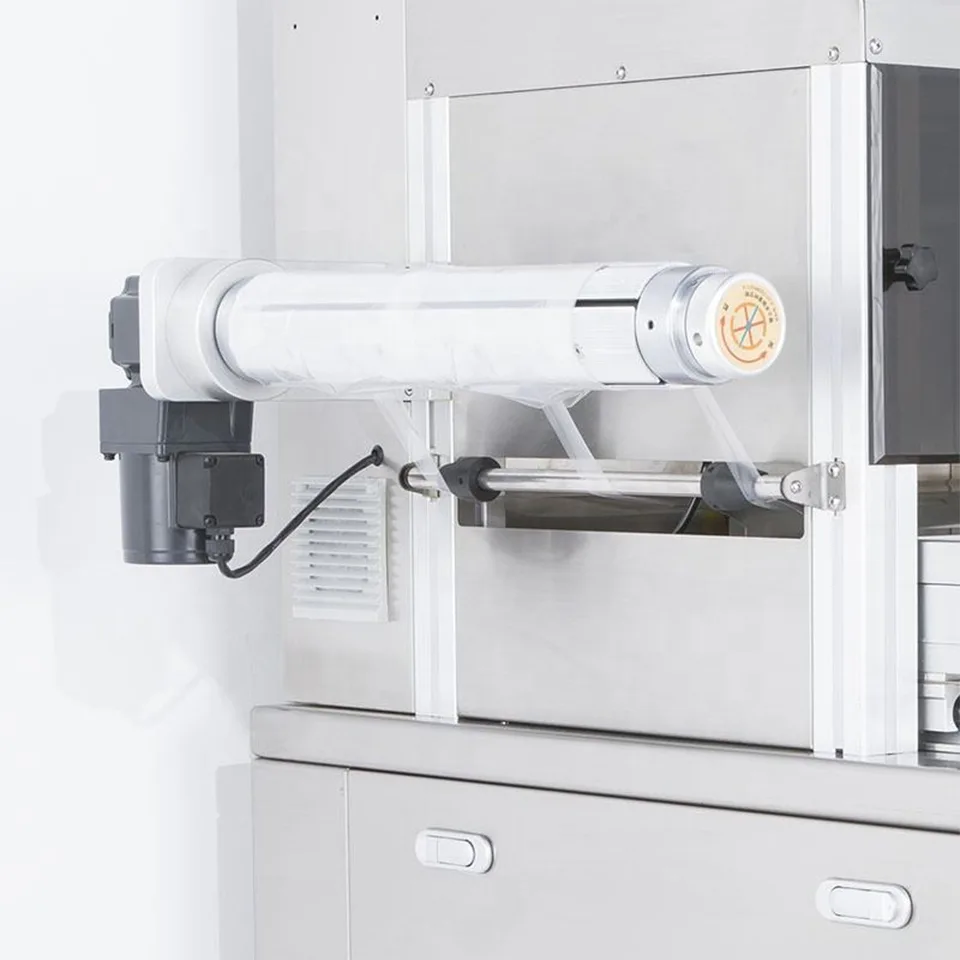 DQ440L-E Vertical MAP Packaging Machine Gas Flushing Sealer 440mm Film