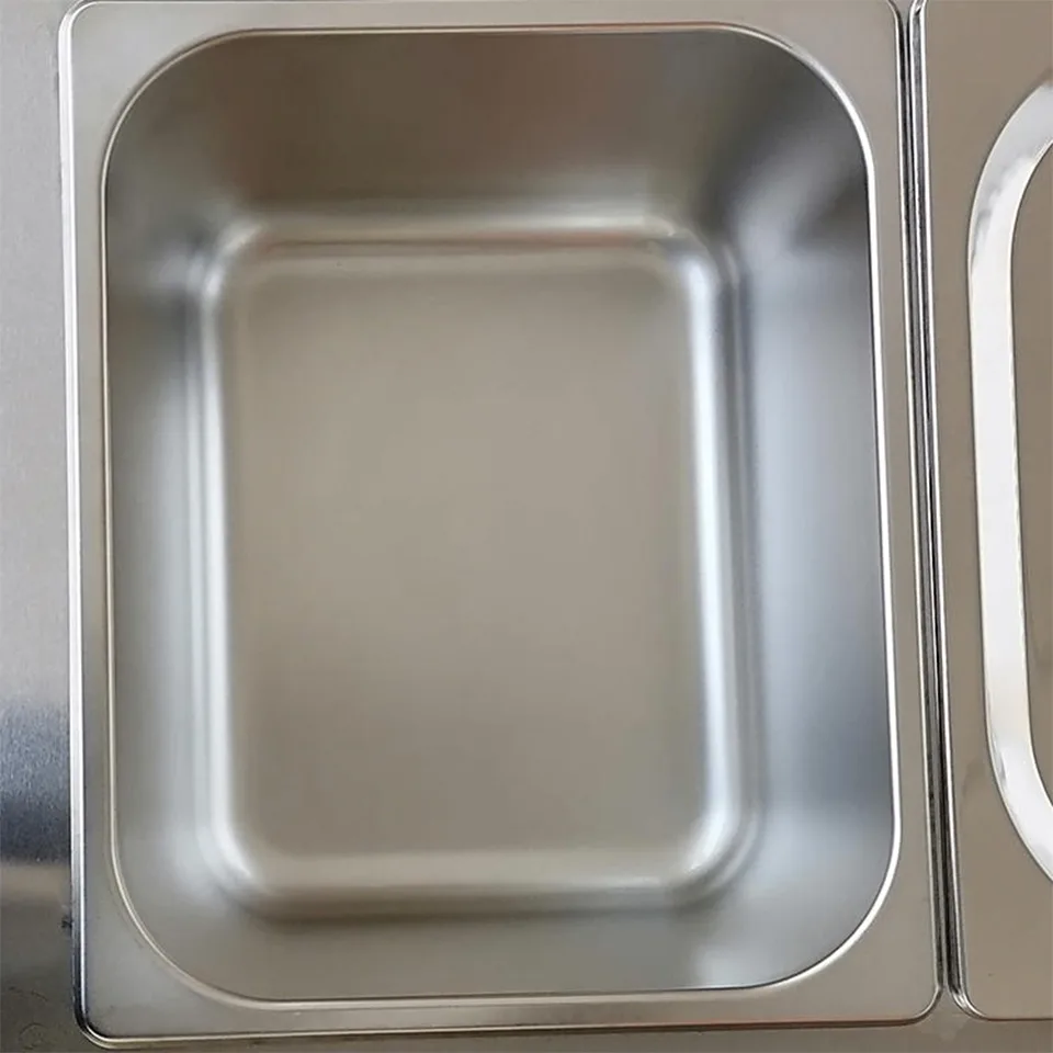 Compact 2 Pan Bain Marie Food Warmer for Buffet and Catering Use
