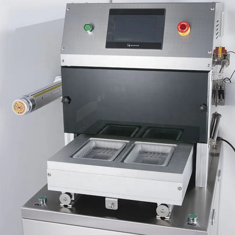 DQ305L-V Vertical MAP Vacuum Packaging Machine with 280mm Film