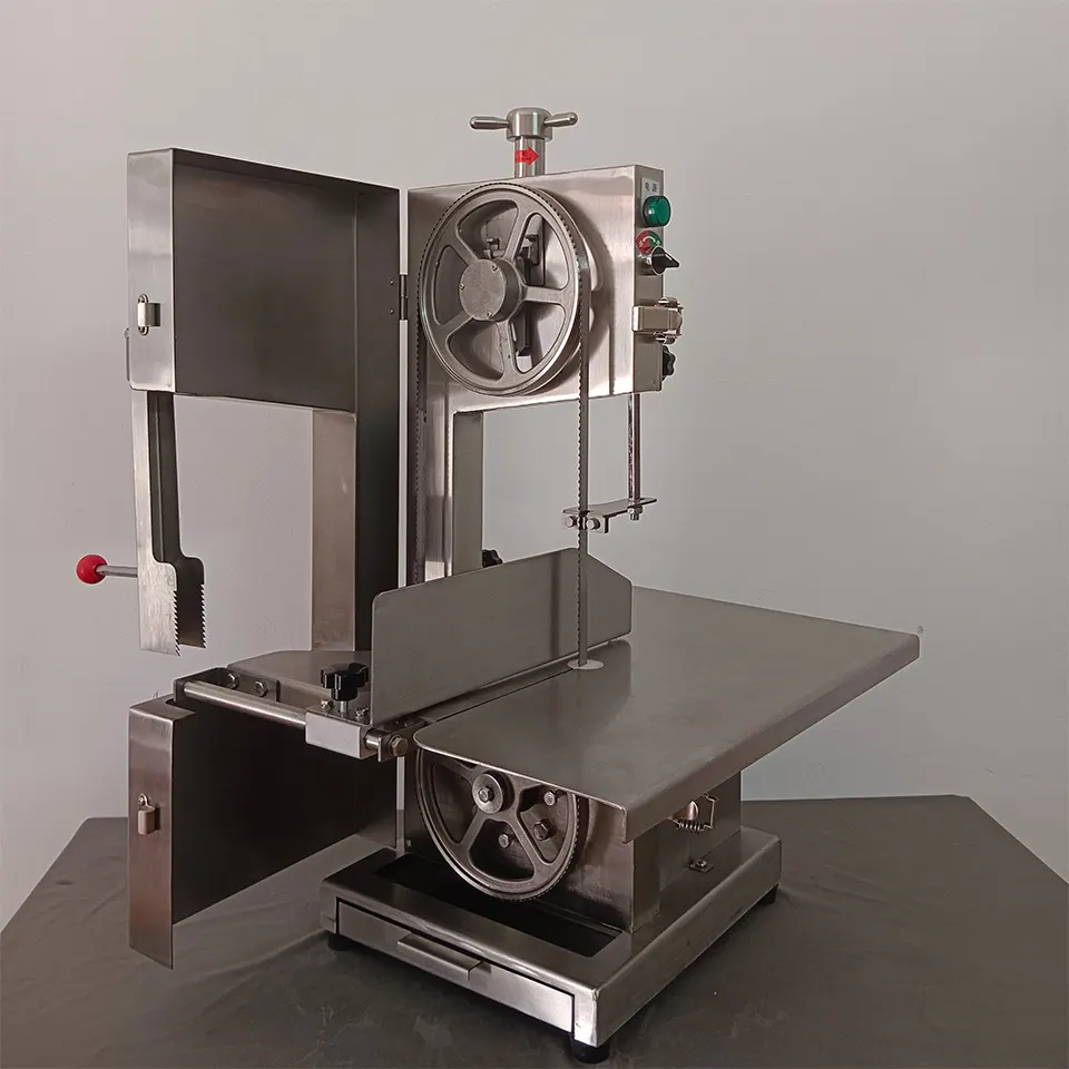 Serra Compacta para Ossos de Carne 1500W Aço Inoxidável para Carne Congelada e Ossos
