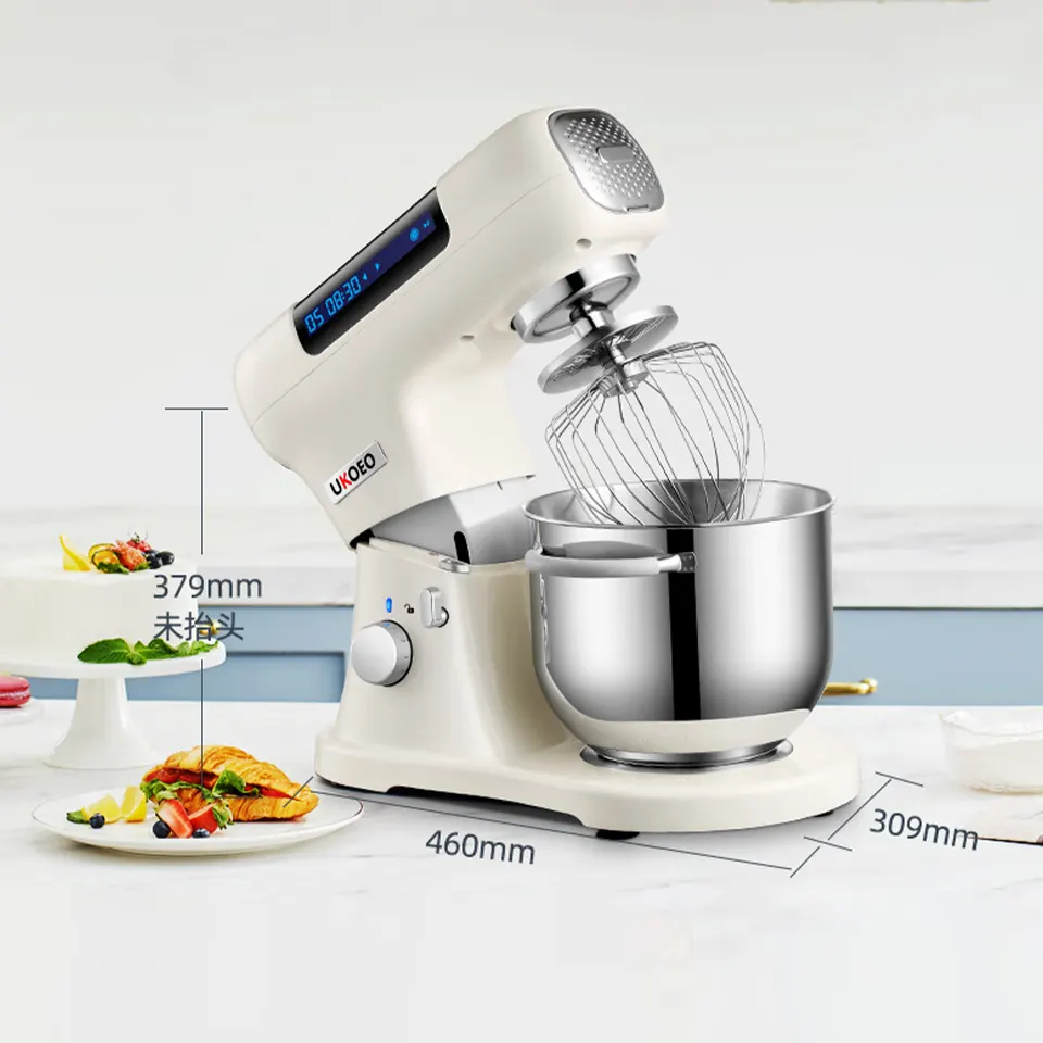 Batteur sur socle à commande tactile 11 vitesses Multifonction pour pâtisserie maison