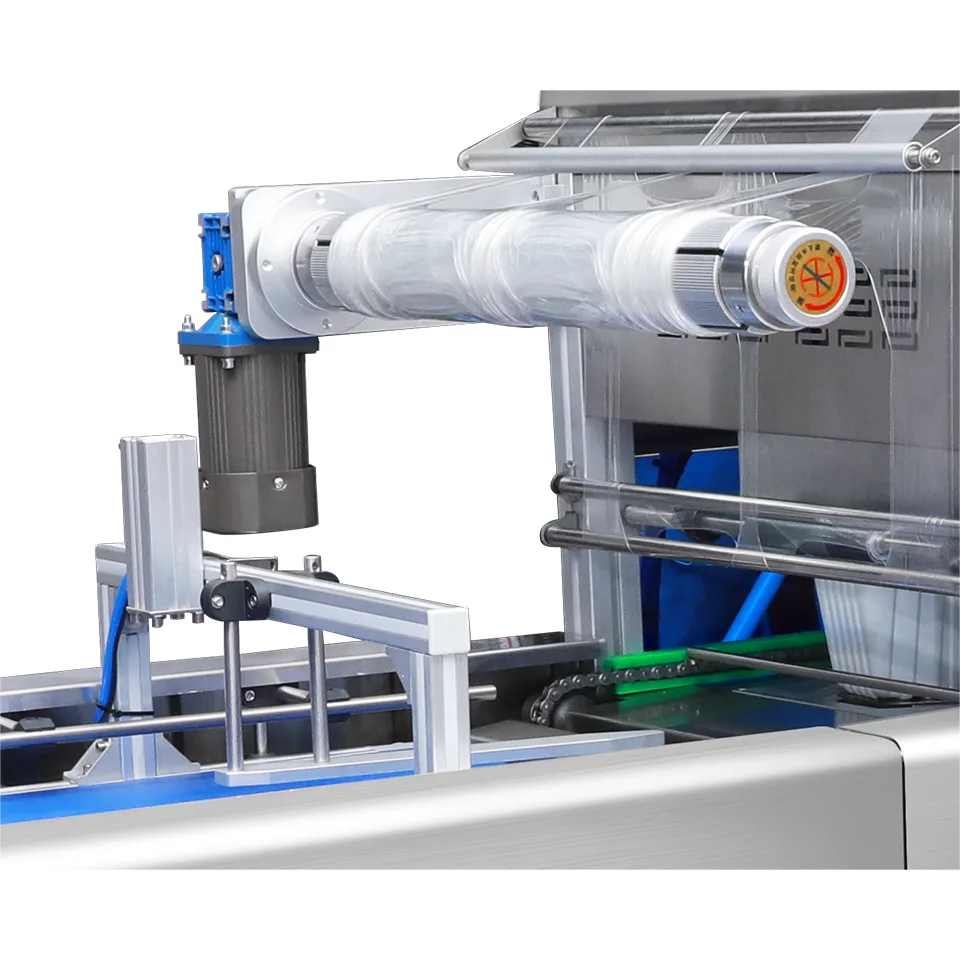 DQ630AT-V Automatic Chain Skin Packaging Machine MAP Gas Flush Food Sealer