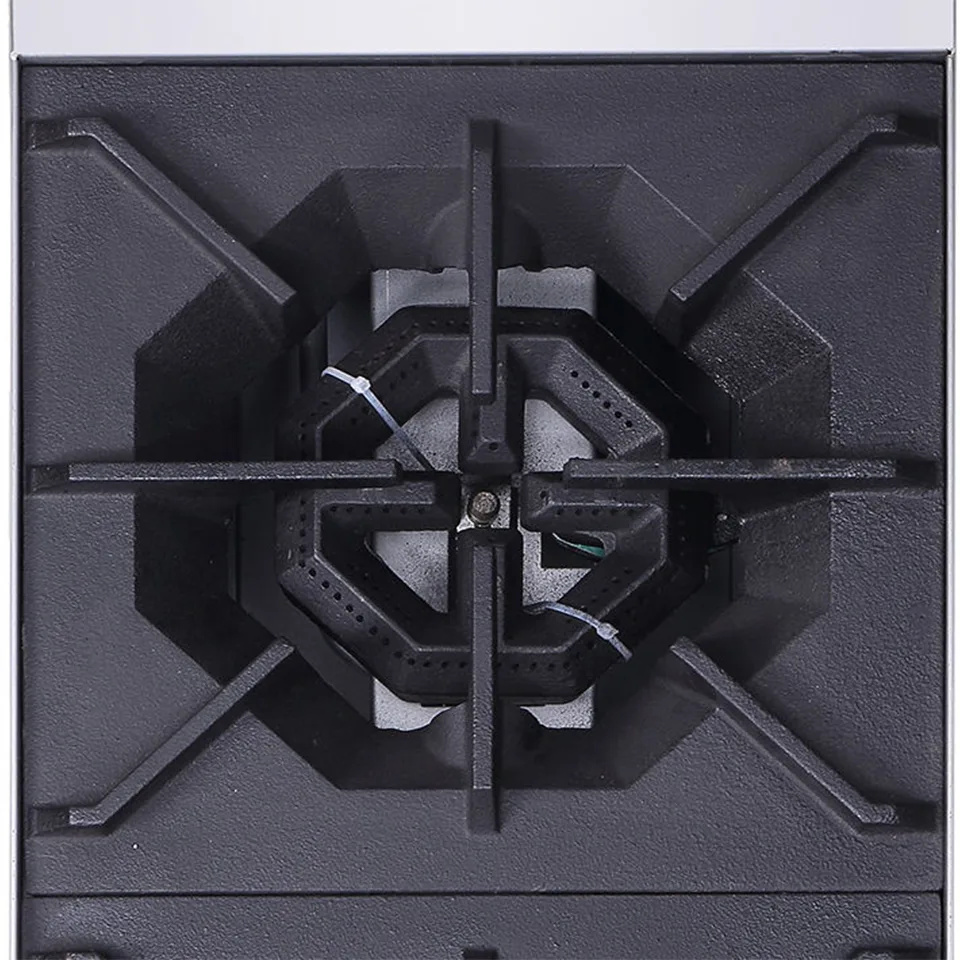 KB-HP36-M 6 Burner Gas Range 44kW Stainless Steel with Electronic Ignition