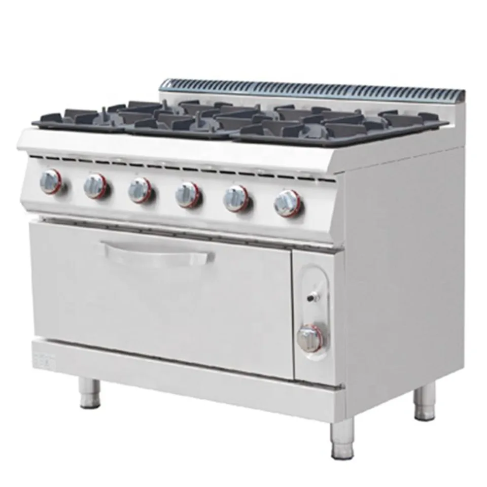 Commercial Gas Clay Pot Stove 6 Burner XKE for Restaurant Kitchens 38.8kW