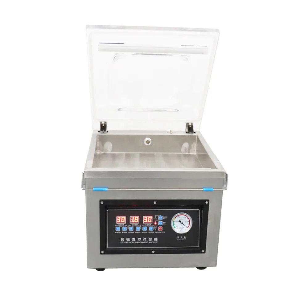Machine d'emballage sous vide de table DZ-260A3, barre de scellage 260mm