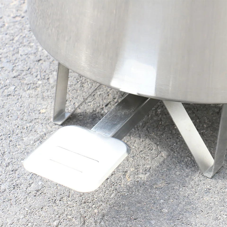 Stainless Steel Wheeled Waste Bin 50 to 100L LJT Series for Professional Kitchens
