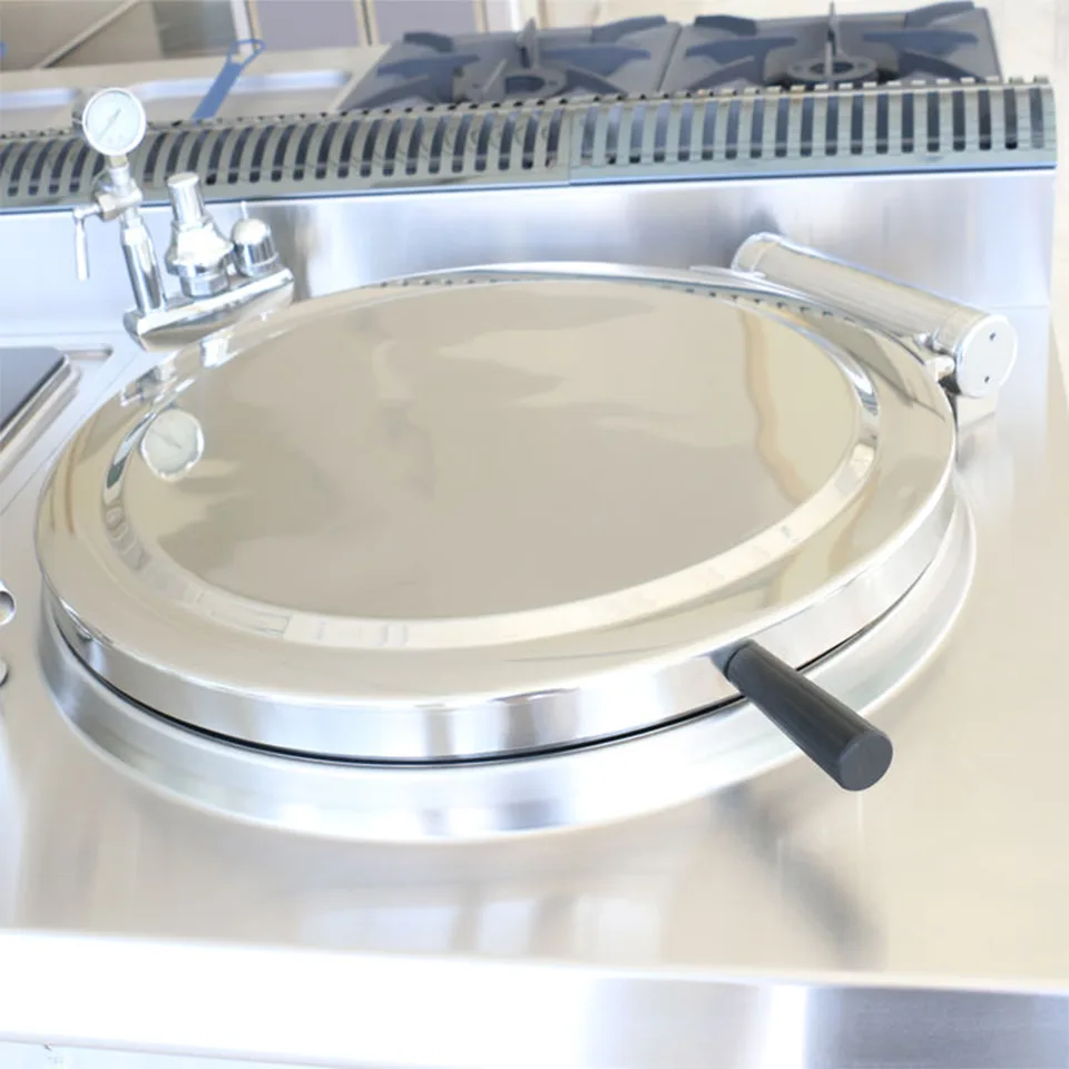 Professional Gas Boiling Pot 120L High Volume Soup and Stock Cooking
