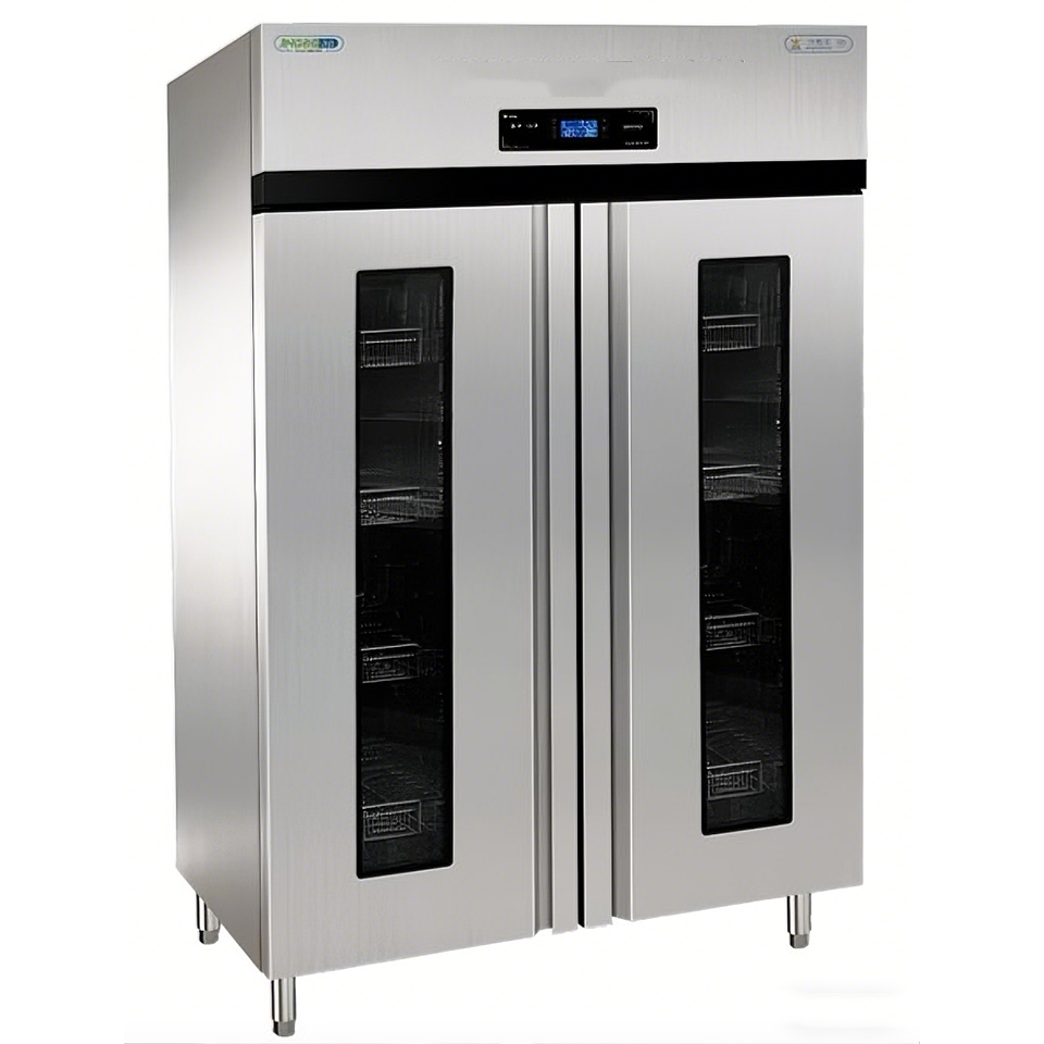 1500L Double Door Mobile Melamine Sterilizer for Kitchens