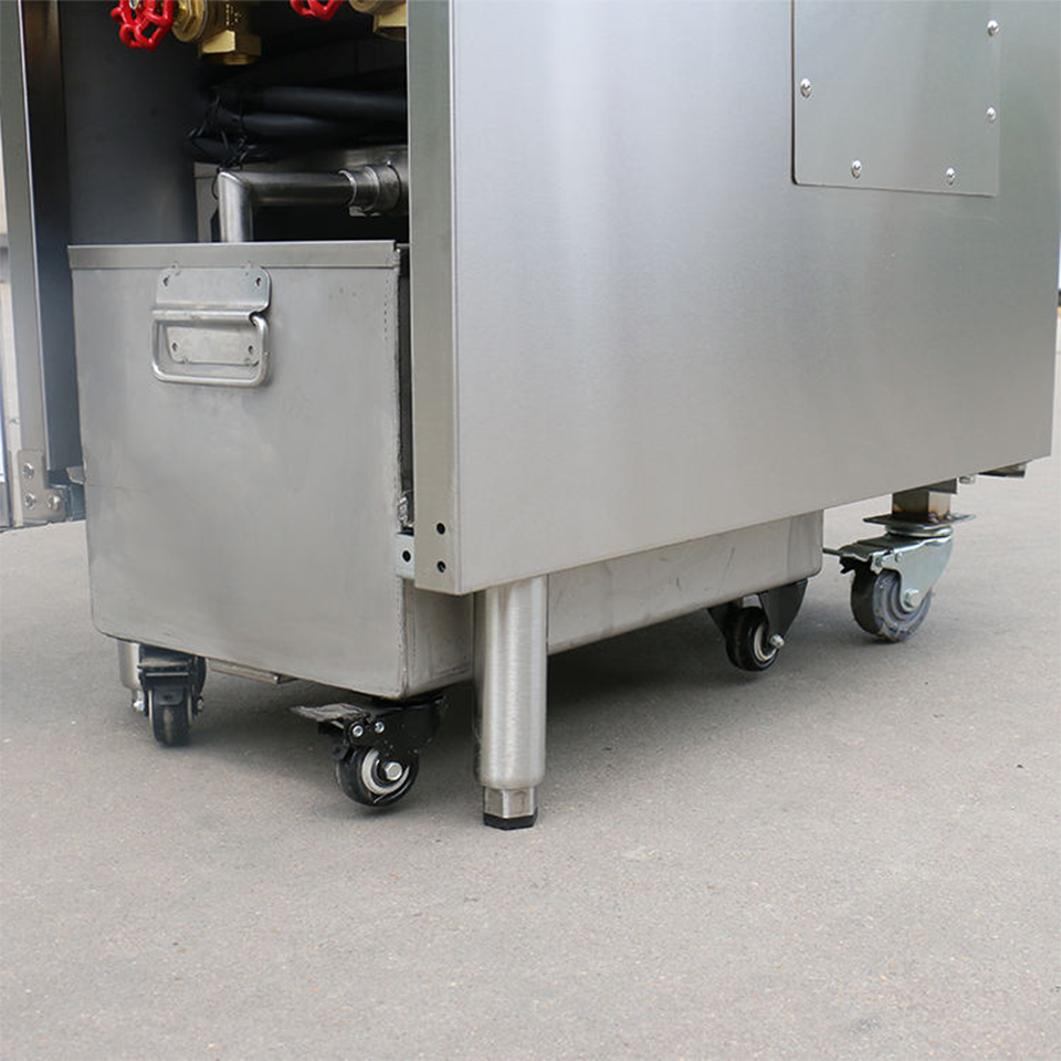 Commercial Electric Fryer E-DZ-400GF-2 Dual Tank Stainless Steel