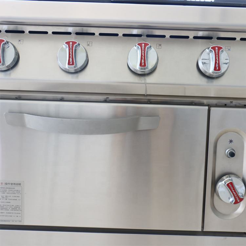 Commercial Gas Clay Pot Stove with 6 Burners for Restaurant Kitchens 44.6kW