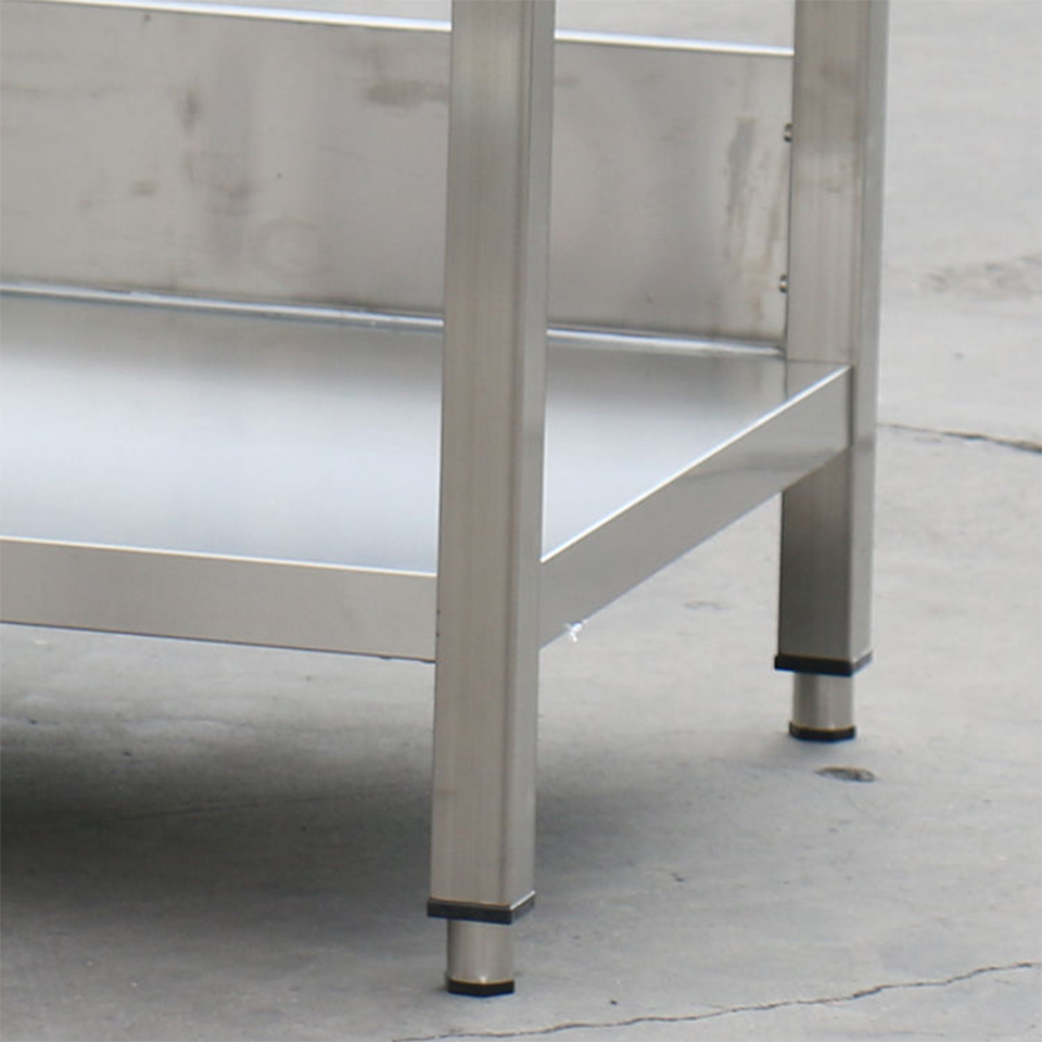 Commercial Stainless Steel Sink ZZDSSZ with Drainboard and Lower Shelf