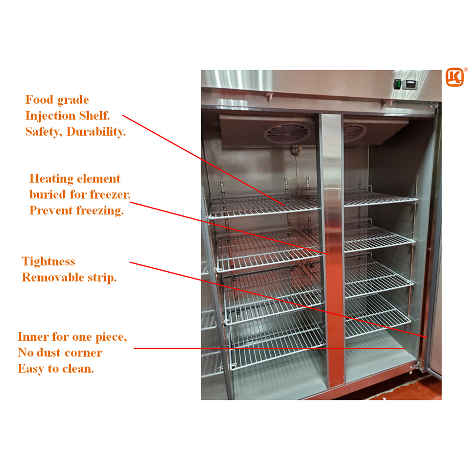 Commercial Upright Refrigerator ARX2 1015L Two-Door for Restaurant and Kitchen Use