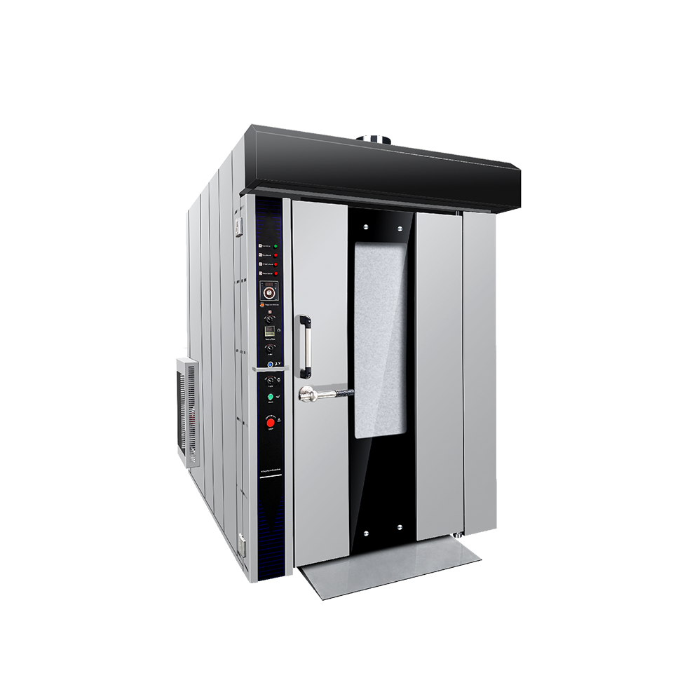 High Capacity 32 Tray Rotary Oven with Diesel and Electric Option