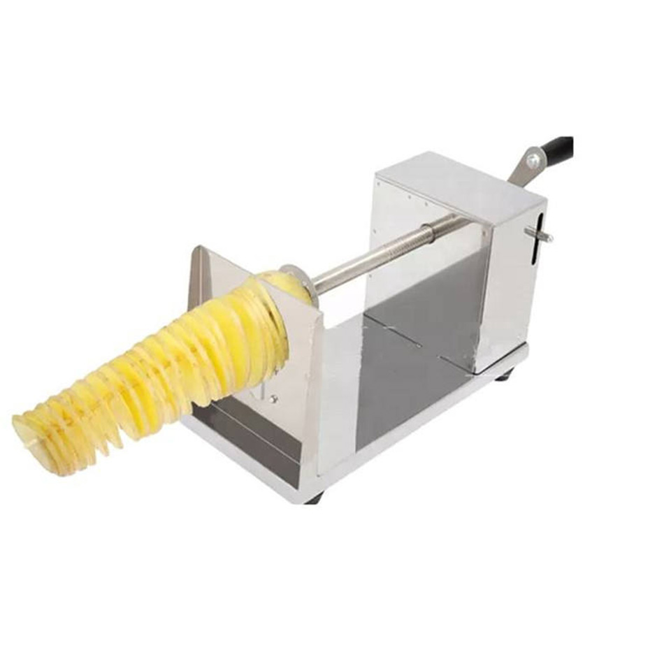 Manual Spiral Potato Cutter Stainless Steel Durable and Easy to Clean