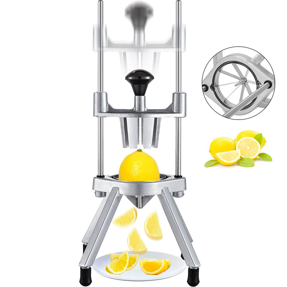 Manual Vegetable Cutter Aluminum Die-Cast Kitchen Tool