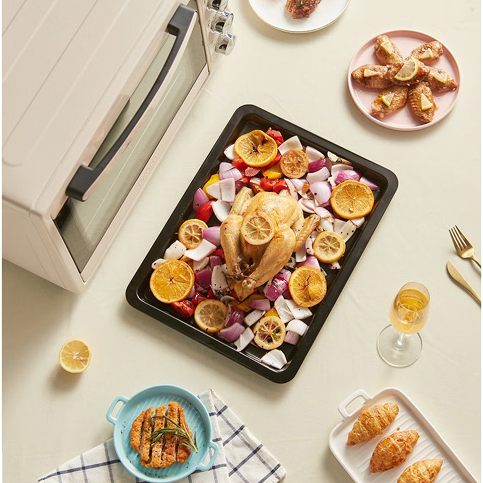 Mechanical Control Oven 52L with Built-In Light and Rotisserie Accessories