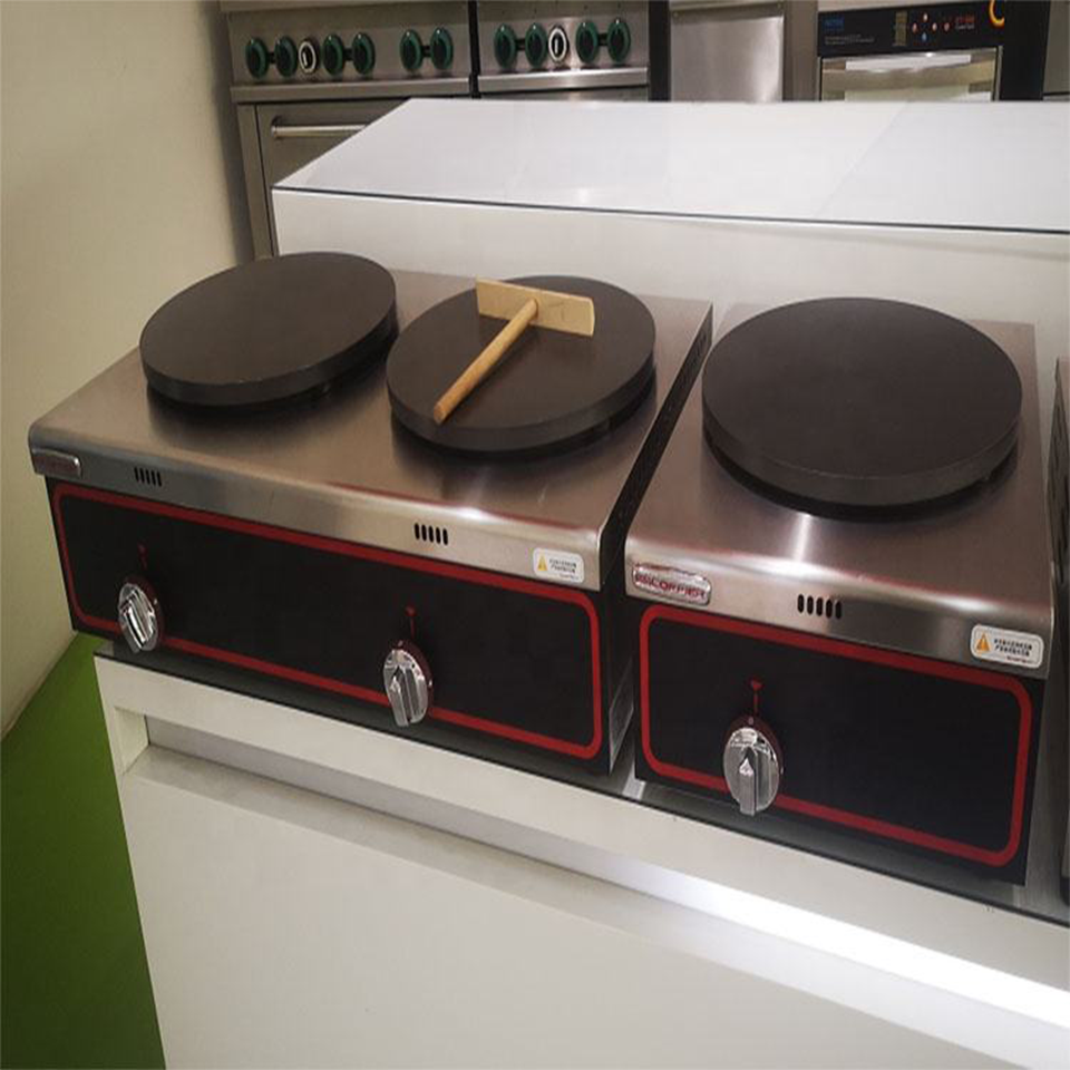 Stainless Steel Electric Crepe Maker E-DE Series with Non-Stick Surface