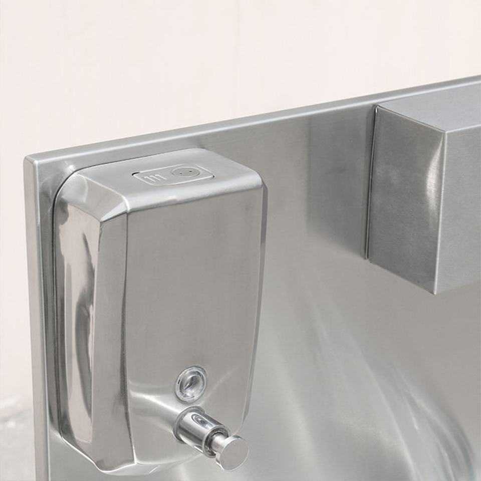 Stainless Steel Knee-Operated Hand Wash Sink XTSC-SP Single Bowl for Kitchens