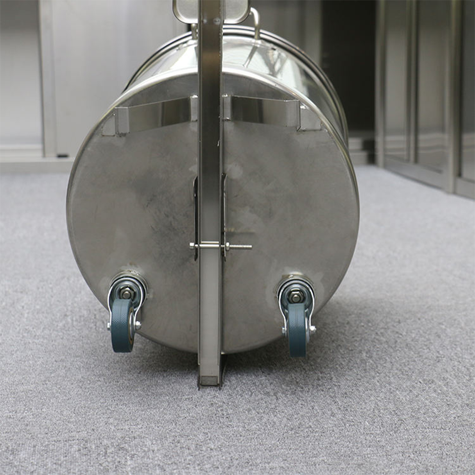 Stainless Steel Wheeled Waste Bin 50 to 100L LJT Series for Professional Kitchens